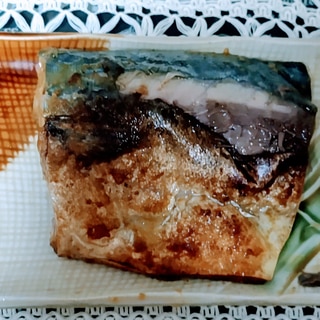 鯖のカレー味ムニエル